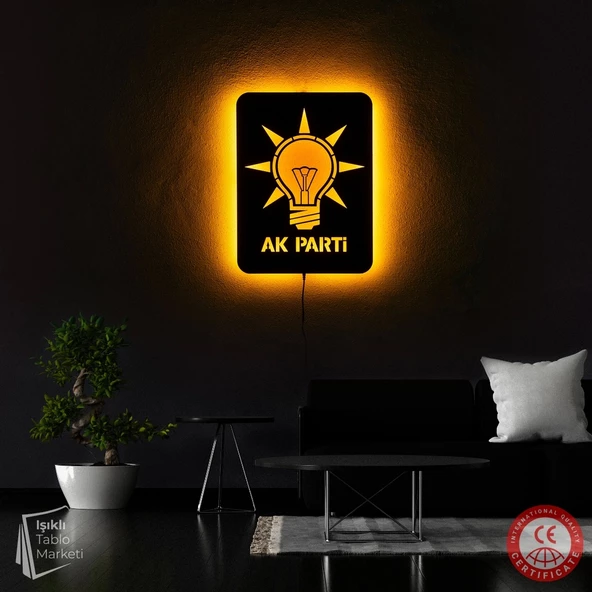 Işıklı Tablo Marketi Ak Parti Logo Tablosu - 2
