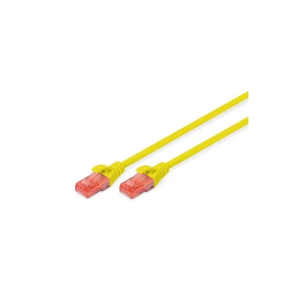 DIGITUS 1m CAT6 Utp DK-1617-010/Y Sarı Patch Kablo (10'lu Paket) ürün görseli