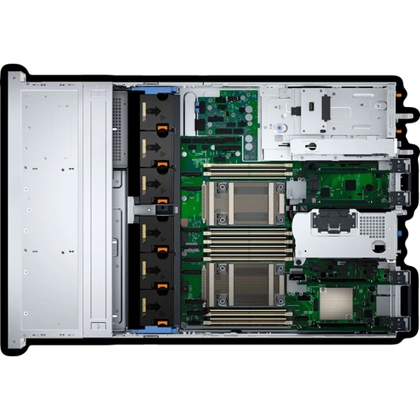 DELL Silver 4514Y R760XS R760XS4SPL 1x32gb 1x480gb SSD 2x700w 2U Rack Sunucu - 3