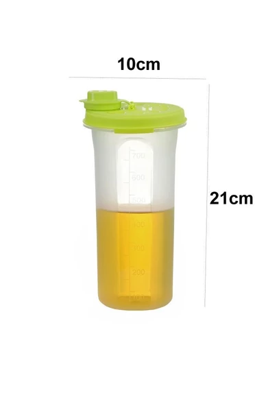 Moonstar Zeytinyağlık Yağdanlık Pratik Kapaklı Sızdırmaz 700ML-OIL-905 - 6