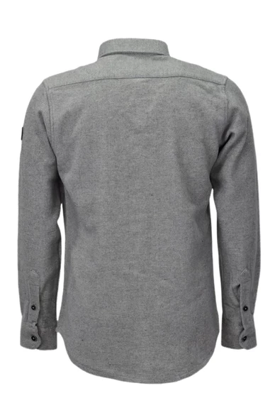 Erkek Kışlık Klasik Çift Cepli Oduncu Gömlek BGL-ST03901 - Resim 9