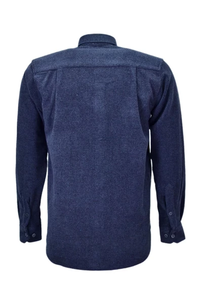 Erkek Kışlık Klasik Çift Cepli Oduncu Gömlek BGL-ST03901 - Resim 10