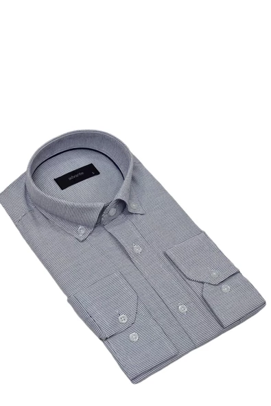 Erkek Klasik Tek Cepli Gömlek BGL-ST03902 - Resim 8