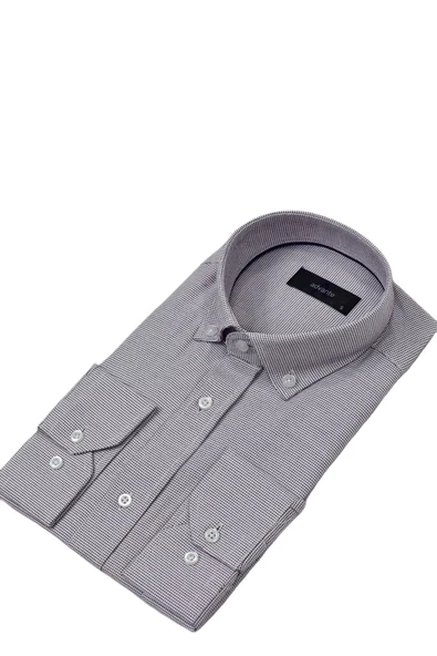 Erkek Klasik Tek Cepli Gömlek BGL-ST03902 - Resim 10