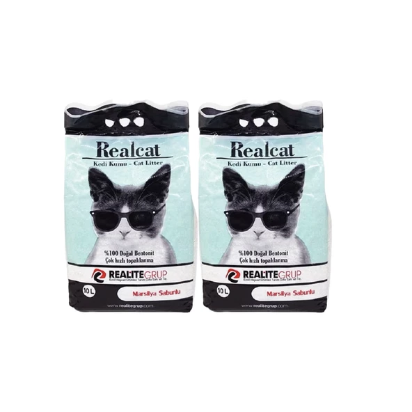 REAL CAT KEDİ KUMU 10 LT 2 ADET