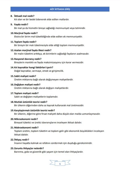AÖF İktisada Giriş Kitabı - 2