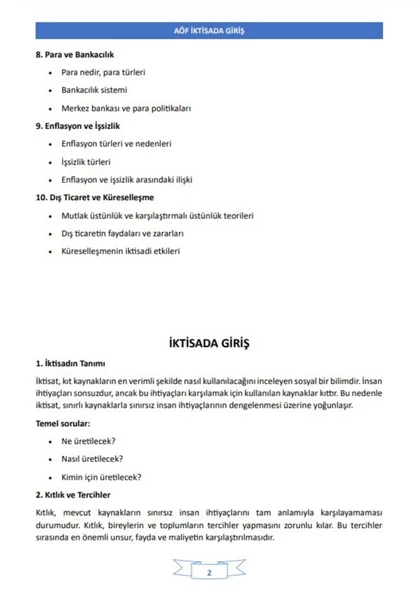 AÖF İktisada Giriş Kitabı - 3