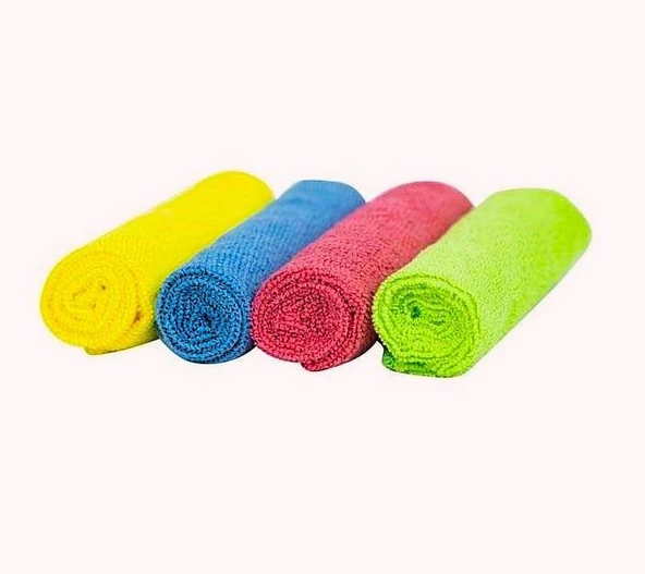 ALPARS 4 Adet Mikrofiber Temizlik Bezi Cam, Araba, Mutfak Temizlik Bezi 30*30 Cm Leke Tutmaz - 7