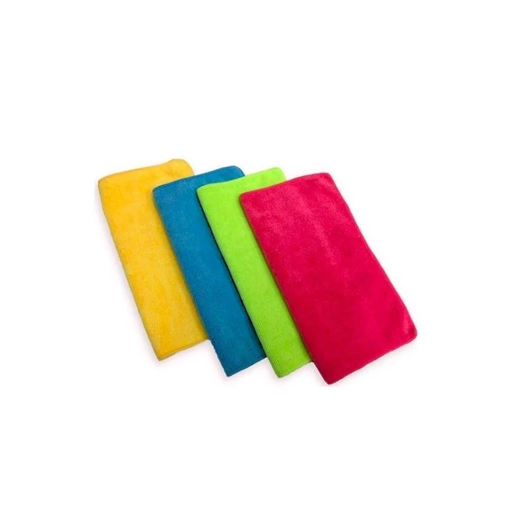 ALPARS 4 Adet Mikrofiber Temizlik Bezi Cam, Araba, Mutfak Temizlik Bezi 30*30 Cm Leke Tutmaz - 4
