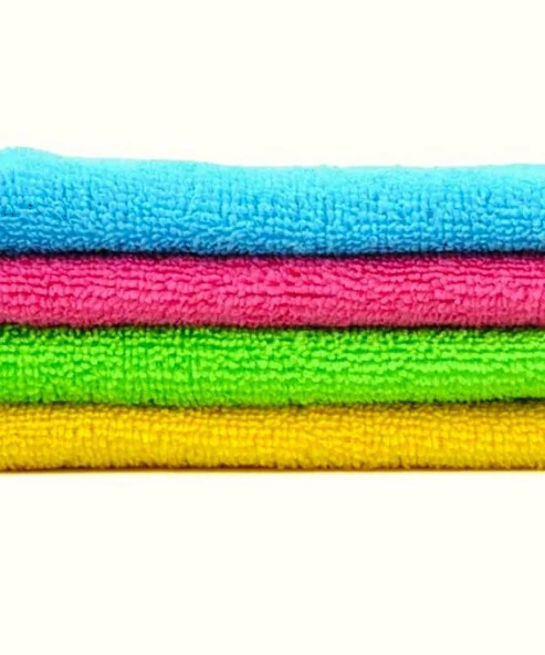ALPARS 4 Adet Mikrofiber Temizlik Bezi Cam, Araba, Mutfak Temizlik Bezi 30*30 Cm Leke Tutmaz - 6