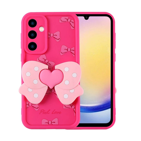 Galaxy A25 Kılıf Kamera Korumalı Figür Tasarımlı  Kapya Kapak