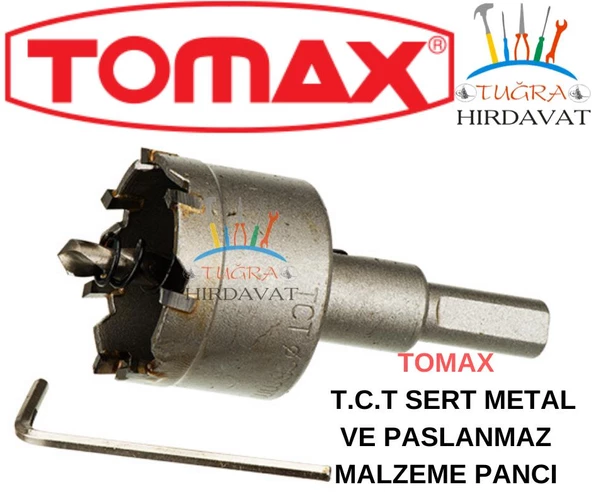 Tomax T.C.T. Metal  Paslanmaz İnox Delme Testere Panç 85 mm - 2