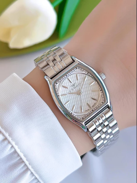 Ferro Çelik Kordon İyon Kaplama Kasa 3 Atm Suya Dayanıklı Kadın Kol Saati+Bileklik EFL40118-YA ürün görseli