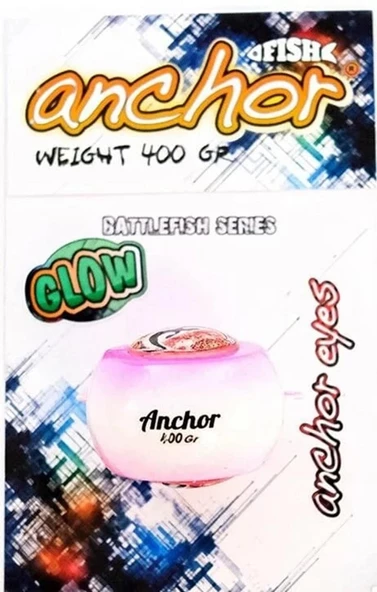 Anchor Melek Gözü [ Glowlu ]  Pembe 200 Gr - 2