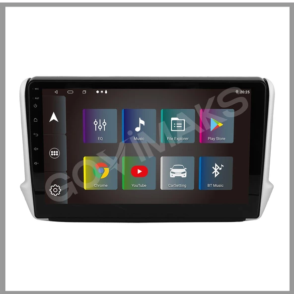 PEUGEOT 2008  2013-2019 UYUMLU 6 GB RAM 128 GB HAFIZA ANDROID MULTIMEDIA TEYP - Resim 7