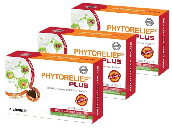 Alchem PhytoRelief Plus Herbal Pastil 30 Adet | 3 Adet ürün görseli