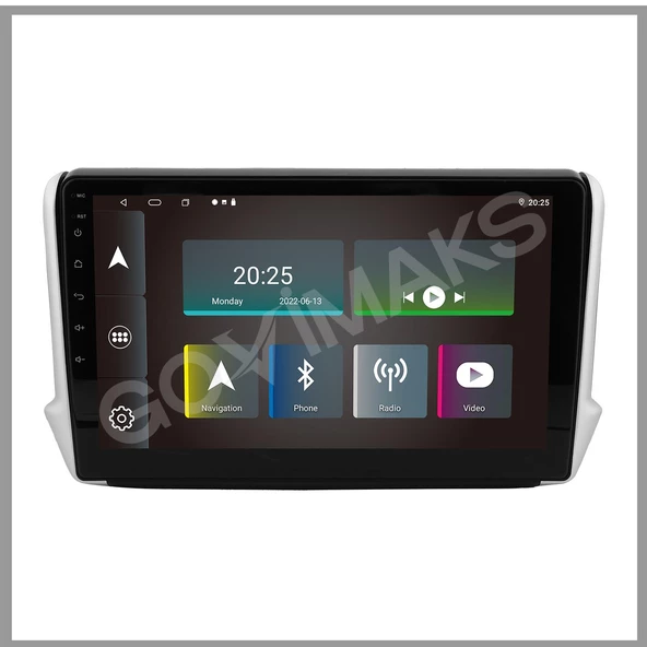 GOVİMAKS PEUGEOT 2008  2013-2019 2 GB RAM 32 GB HAFIZA ANDROID MULTIMEDIA TEYP - 5