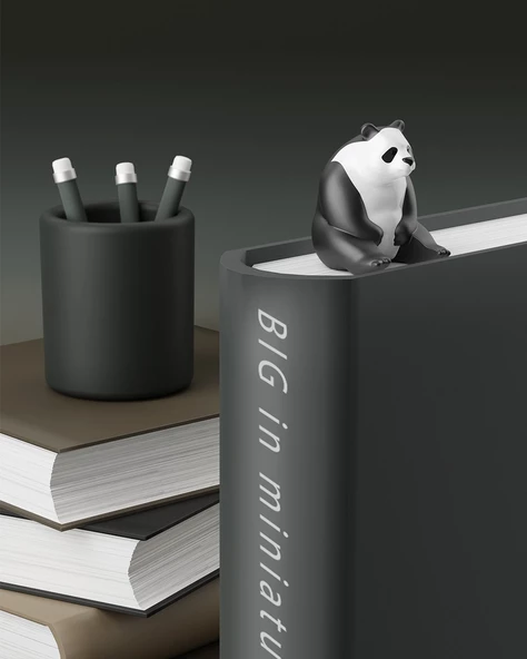 Metalmorphose Panda Kitap Ayracı - 5