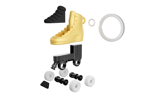 Metalmorphose Roller Skate Anahtarlık - 5