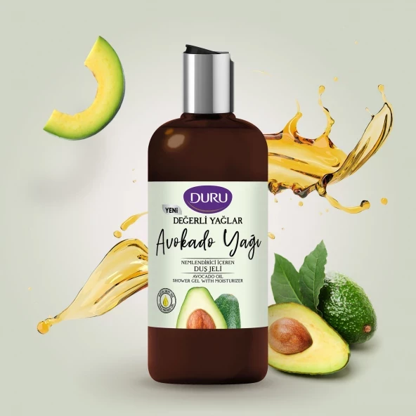 Duru Değerli Yağlar Nemlendiricili Avokado Yağı Duş Jeli 500ml - 3