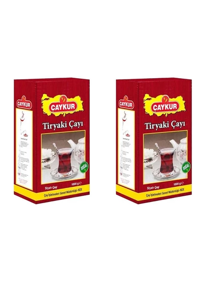 ÇAYKUR TİRYAKİ ÇAY 1 KG X2 ADET