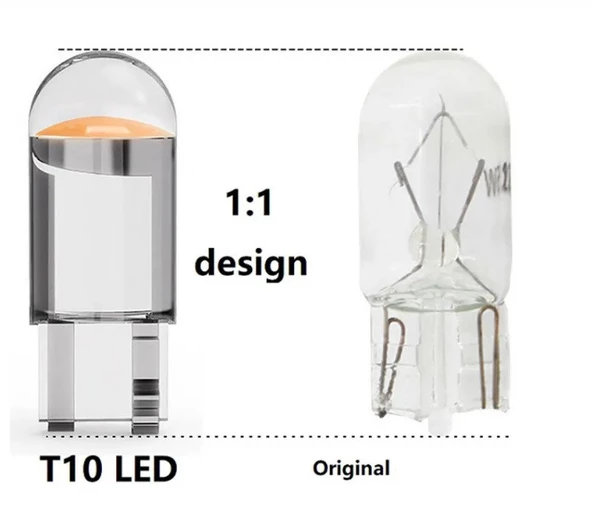 UNİVERSAL T10 1SMD MİNİ BEYAZ LED AMPUL 10LU PAKET - 3
