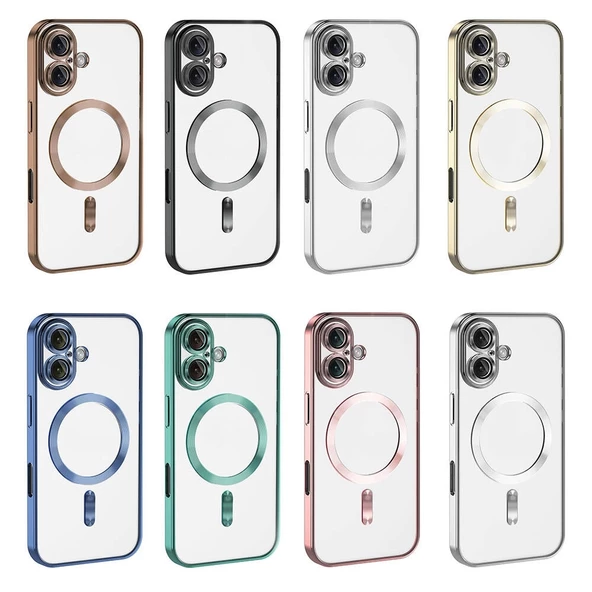 Apple iPhone 16 Kılıf Kamera Korumalı Magsafe Wireless Şarj Özellikli Redclick Demre Kapak - Resim 2