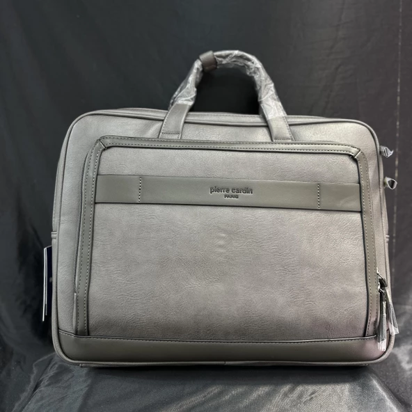 Pierre Cardin 01PC00111-GR Laptop Evrak Çantası Gri