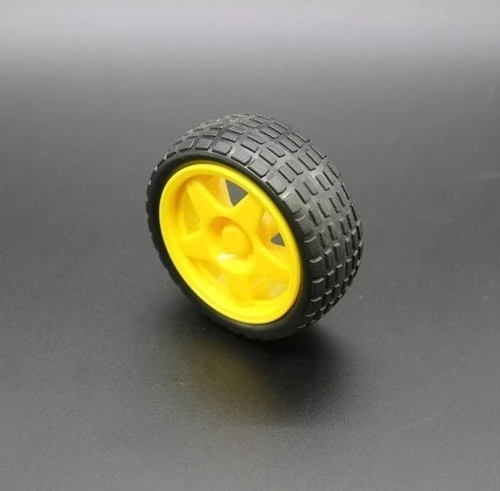 4 Adet - Arduino Robot Tekerlek Ve Dc Motor Seti 250Rpm Dc Motor N11.1046 - 3
