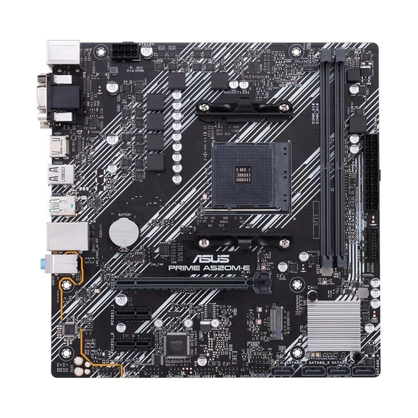 Asus PRIME A520M-E DDR4 4600MHz AM4 Micro ATX Anakart - 2