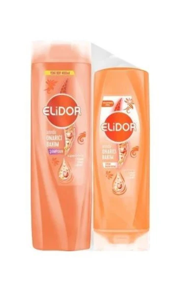 Elidor Onarıcı Bakım Şampuan 400 Ml+Saç Kremi 200 Ml