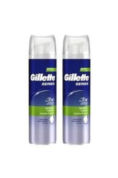 Gillette Series Hassas Cilter Için Tıraş Köpüğü 250 ml X 2 Adet