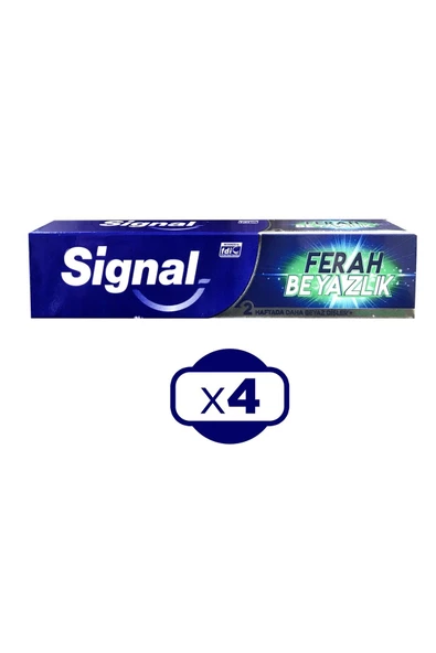 Signal Ferah Beyazlık 50 ml Diş Macunu x 4 Adet - 2