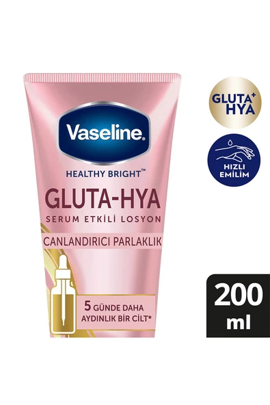 Vaseline Gluta Hya Serum Etkili Losyon Canlandırıcı Parlaklık 200 ml