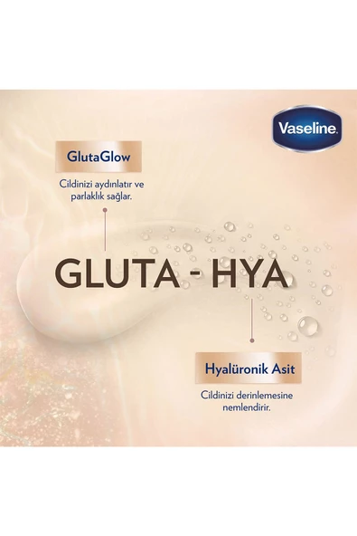 Vaseline Gluta Hya Serum Etkili Uv Vücut Losyonu Leke Karşıtı Ve Aydınlatıcı 200 ml X2 - Resim 3
