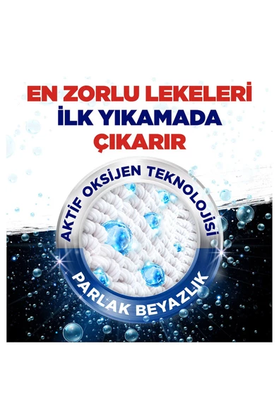 Omo Active Oxygen Toz Çamaşır Deterjanı Beyazlar Için En Zorlu Lekeleri Ilk Yıkamada Çıkarır 4.5 Kg - Resim 4