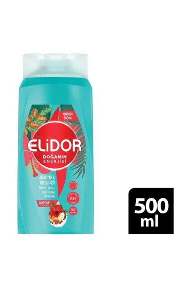 Elidor Şampuan Argan Yağı Ve Hibiskus Özü 500 Ml