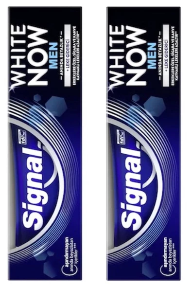 Signal White Now Men Diş Macunu 75 Ml X 2 Adet