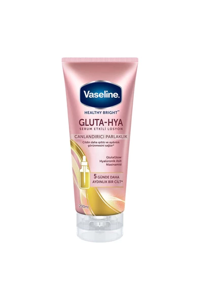 Vaseline Gluta Hya Serum Etkili Losyon Canlandırıcı Parlaklık 200 ml - Resim 2
