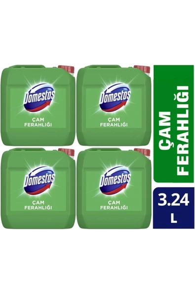 Domestos Çamaşır Suyu 3240ml Çam Ferahlığı (4 Lü Set) Yoğun Kıvamlı