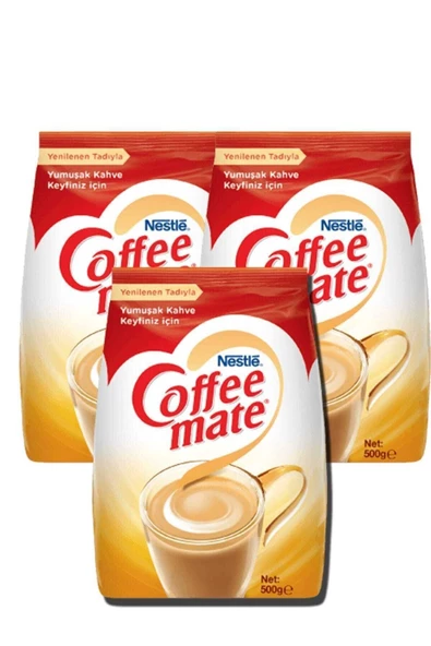 Nestle Coffee Mate Süt Tozu - Kahve Kreması - 500 Gr x 3 Adet