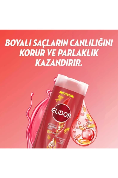 Elidor Superblend Saç Bakım Şampuanı Renk Koruyucu Ve Canlandırıcı Bakım 400 ml X3 Adet - 3