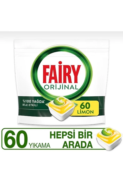 Fairy Hepsi Bir Arada Limon 60 Adet