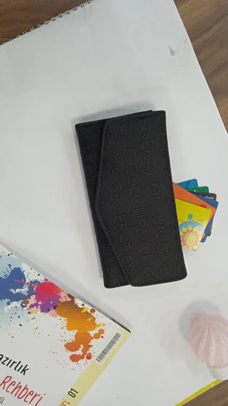 THULIA Unique Colours of Generation Siyah Bayan Kaliteli Gelin Cüzdanı - 3