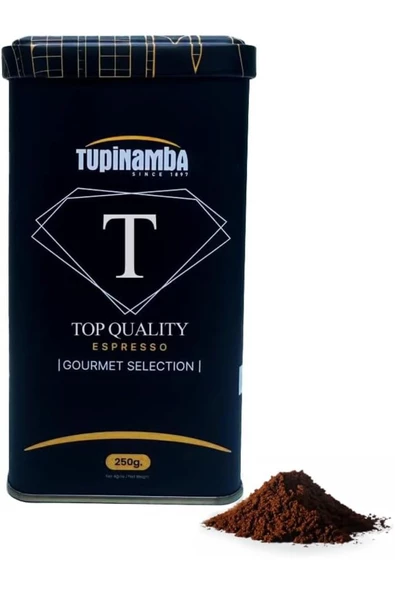 tupinamba Top Quality%100 Arabica Öğütülmüş Espresso Kahve 250g. ( Teneke Kutu )