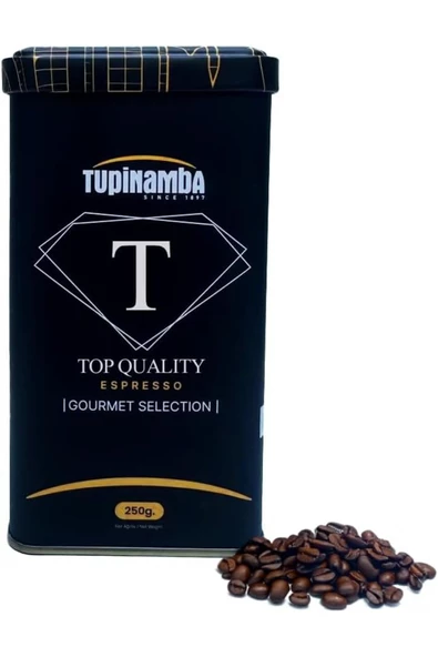 tupinamba Top Quality%100 Arabica Espresso Çekirdek Kahve 250g. ( Teneke Kutu )