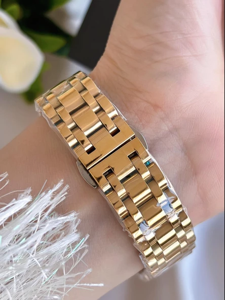 Ferro Çelik Kordon İyon Kaplama Kasa 3 Atm Suya Dayanıklı Kadın Kol Saati+Bileklik BFL43005-B - 3