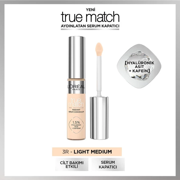 L'Oréal Paris True Match Aydınlatan Serum Kapatıcı - 3R