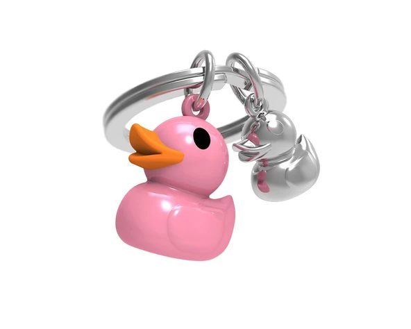 Metalmorphose Pembe  Ördek Anahtarlık - 1