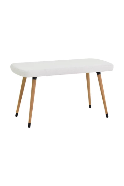 VİLİNZE Eames Ahşap AyakTeddy Mutfak Masası Bankı